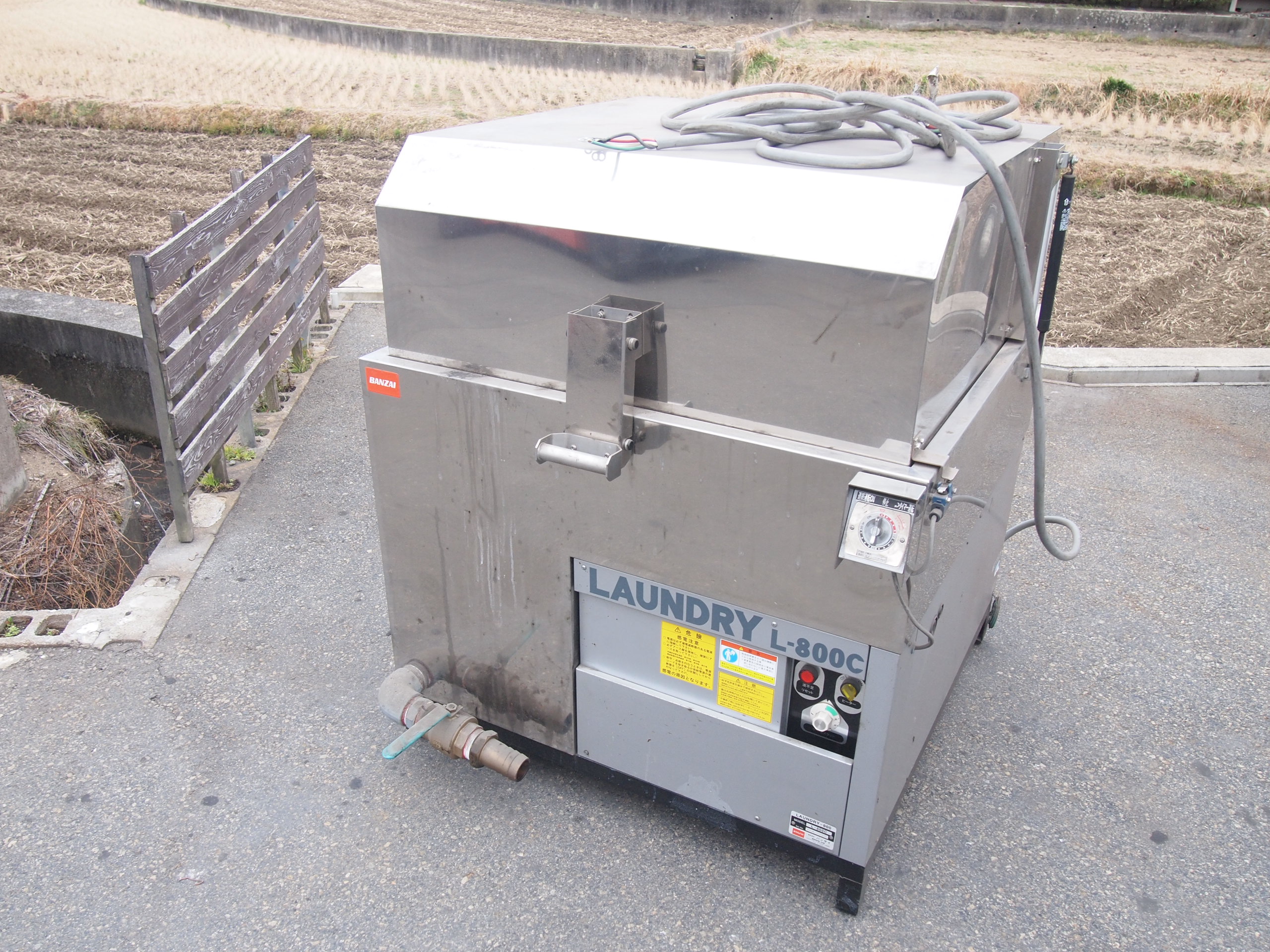 ☆【4F0203-2】 BANZAI バンザイ 自動部品洗浄機 LAUNDRY L-800C 三相