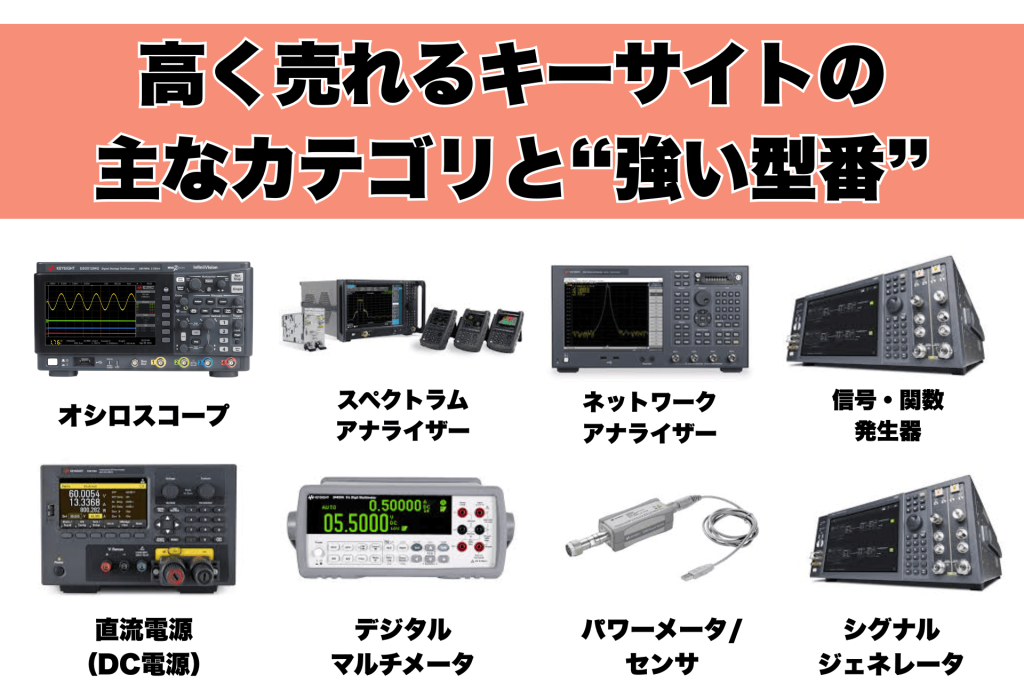 キーサイトの買取型番
