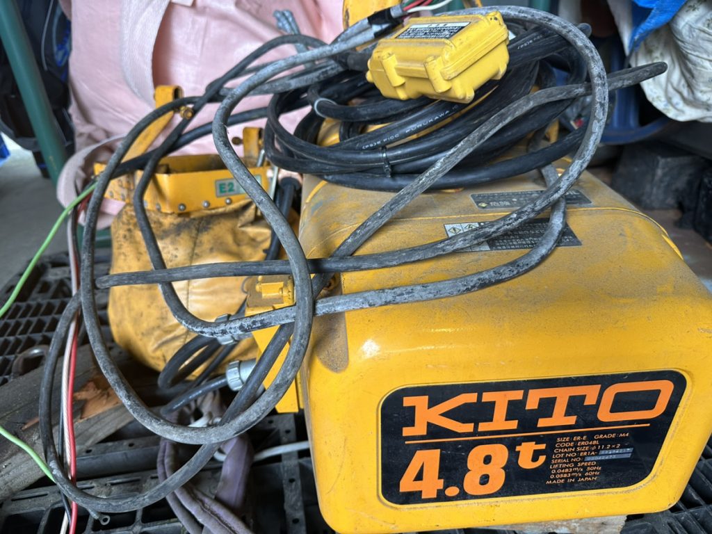 KITO 重量用チェーンブロック(4.8t)の買取実績