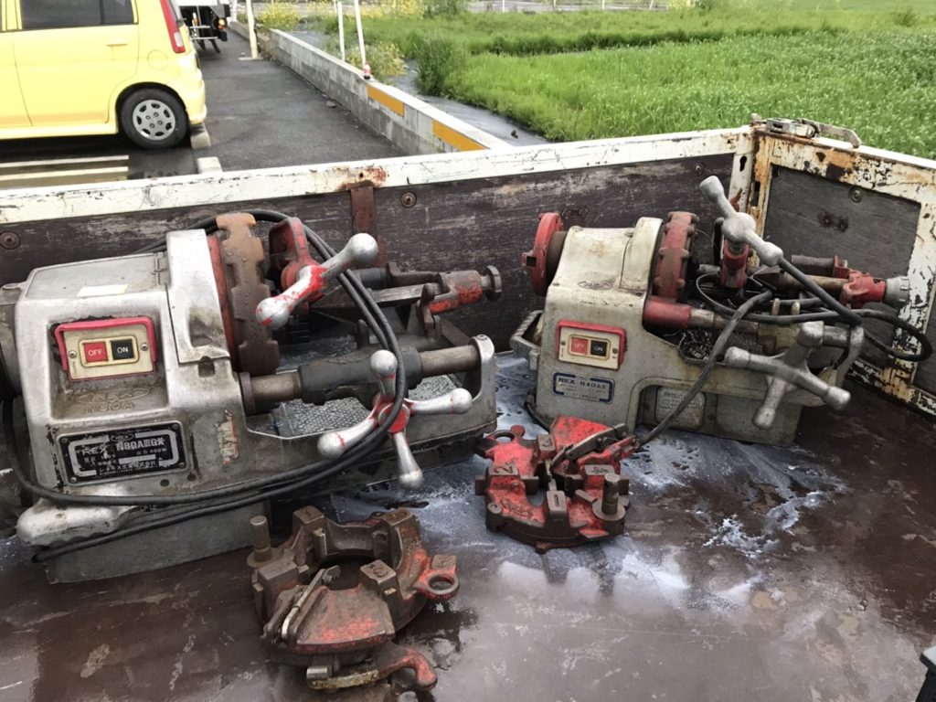 REXのねじ切り機の買取事例