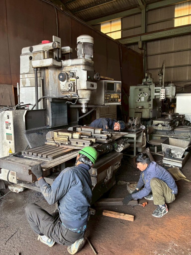 福岡県での機械買取と搬出作業の様子