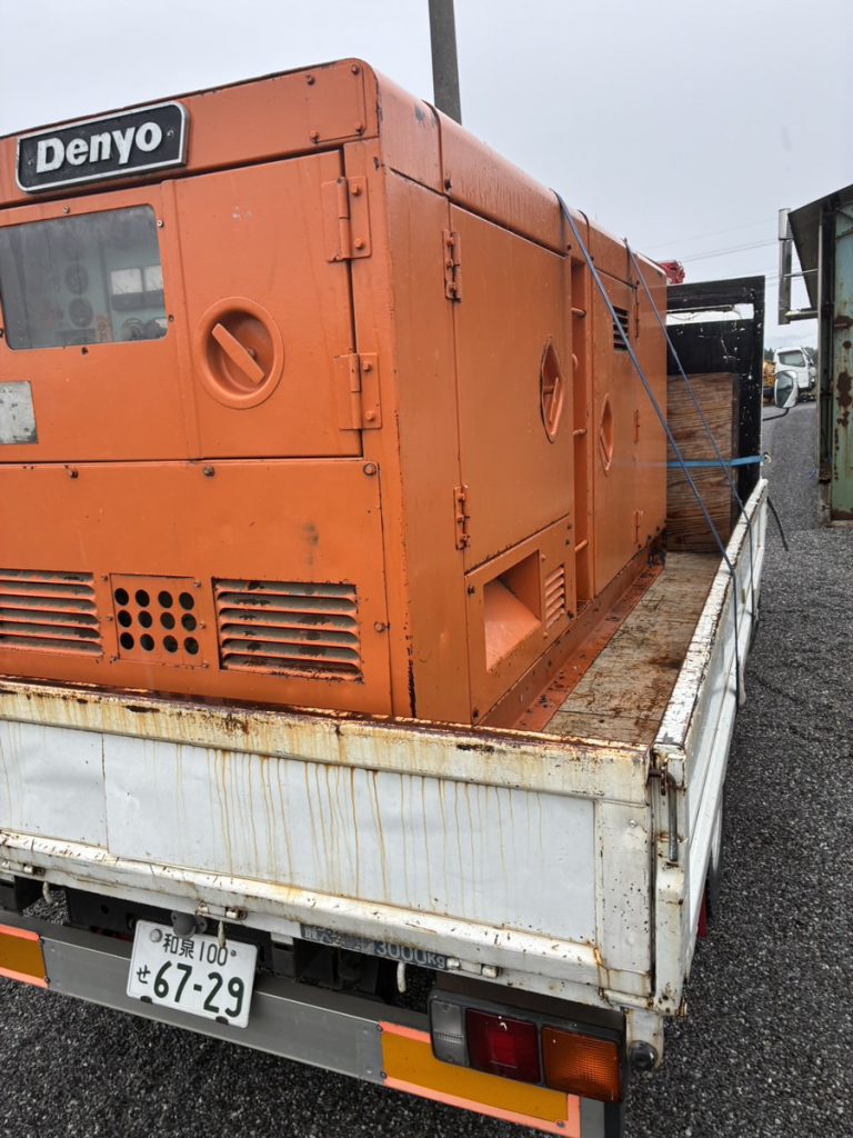 DENYO 90kVA発電機の買取事例