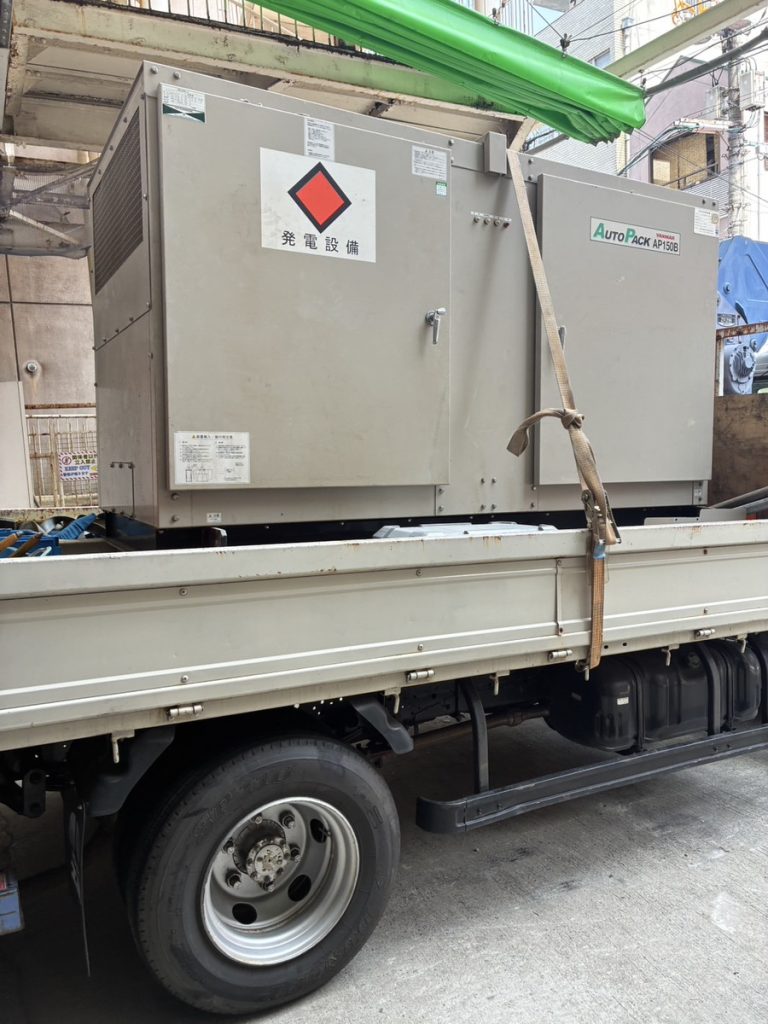 非常用発電機の買取事例